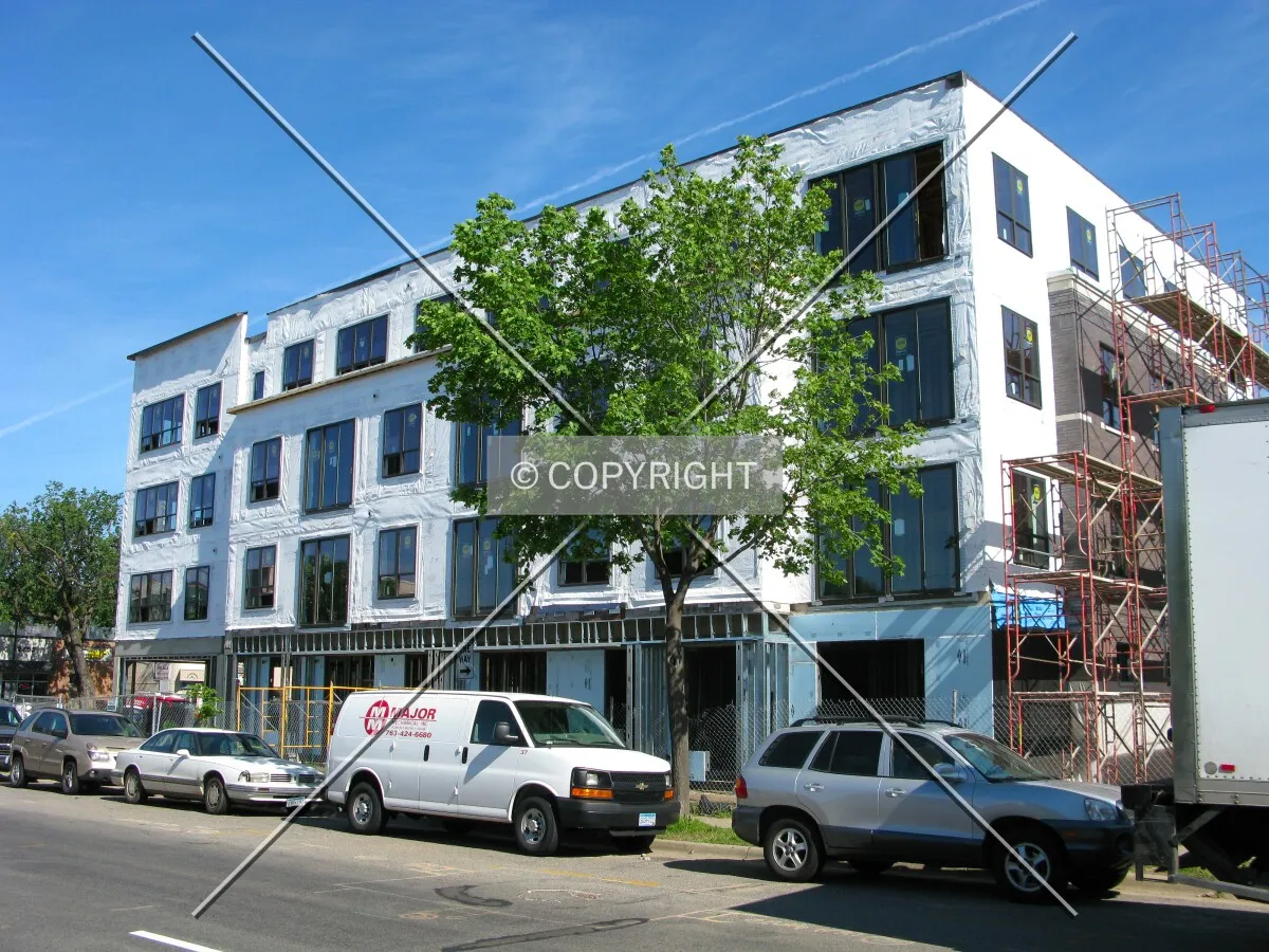 View to the northwest across West 28th Street