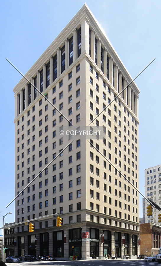 From across North Calvert Street to the northwest