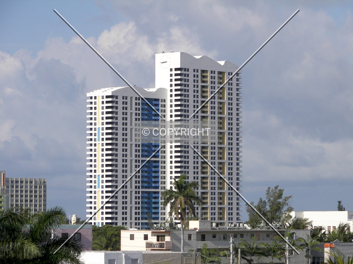 View from the east