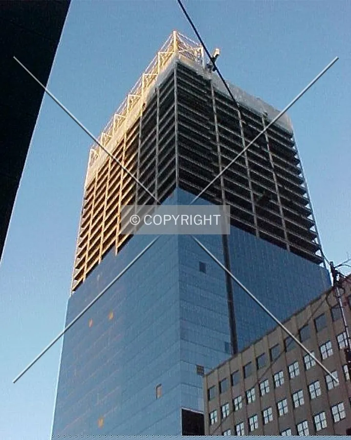 Looking up from Wacker Drive