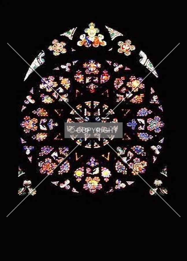 Stained glass window