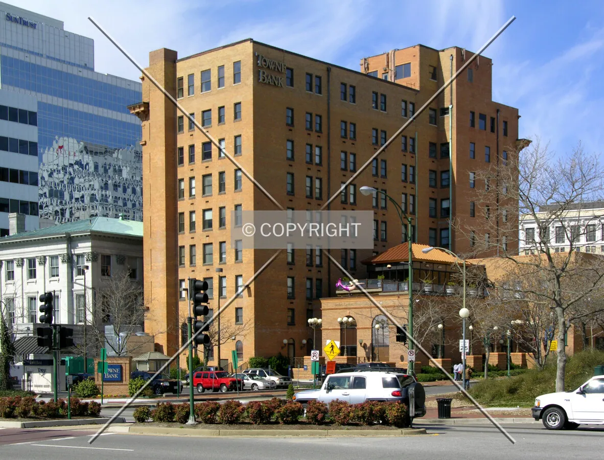 From across Waterside Drive to the southeast