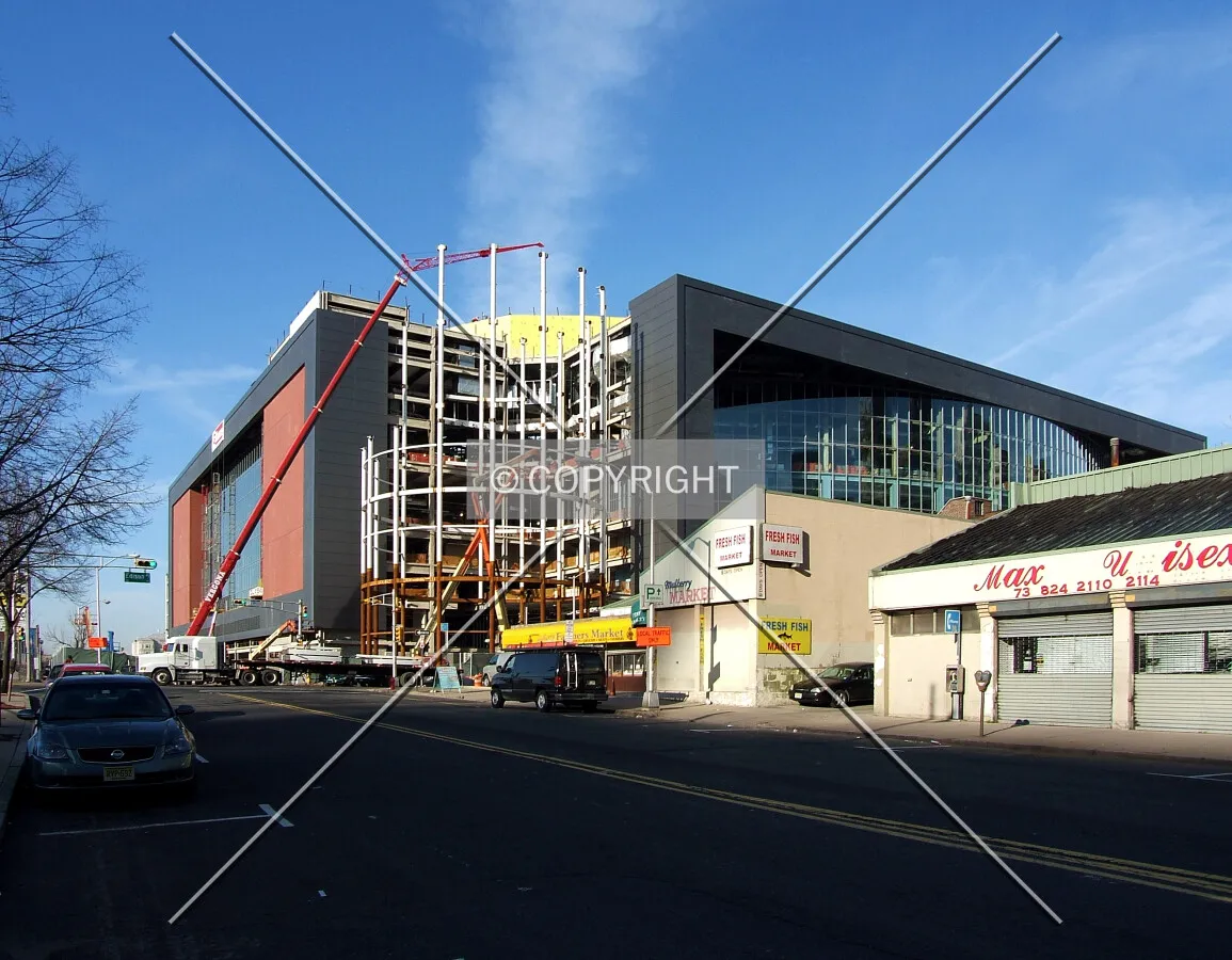 View from the northeast along Mulberry Street