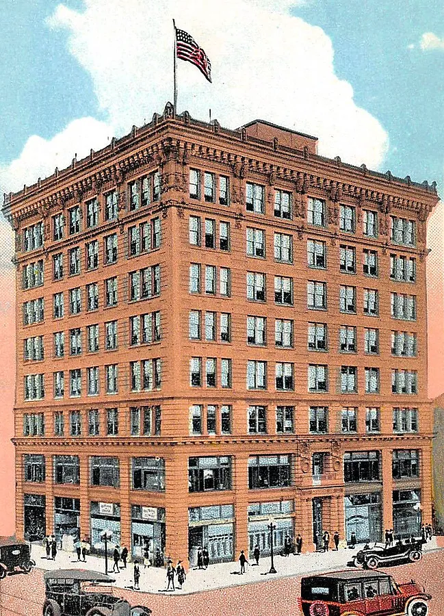 Vintage view from the northwest