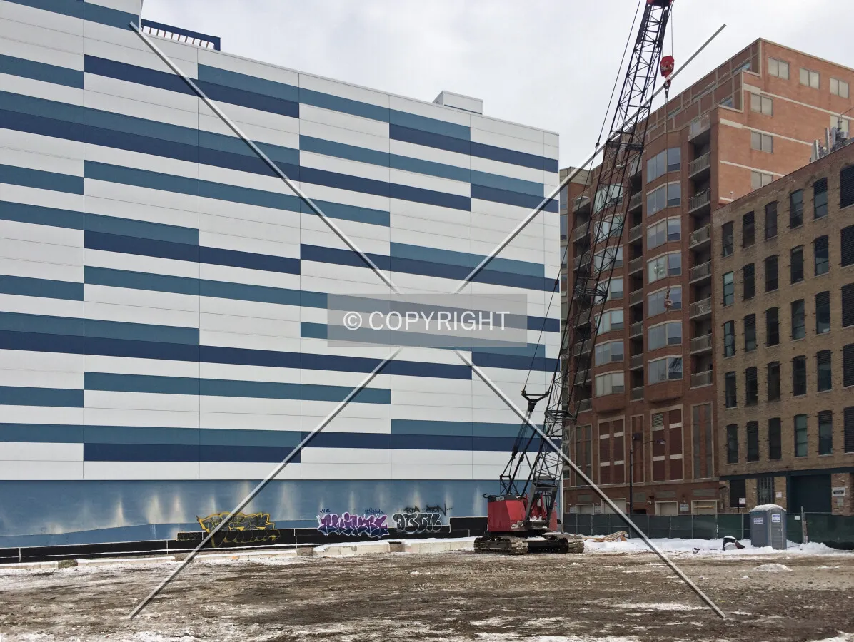 Looking southeast across the site; February 6, 2015.