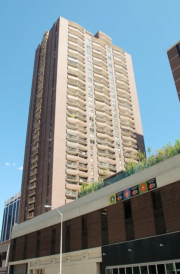 View from the west