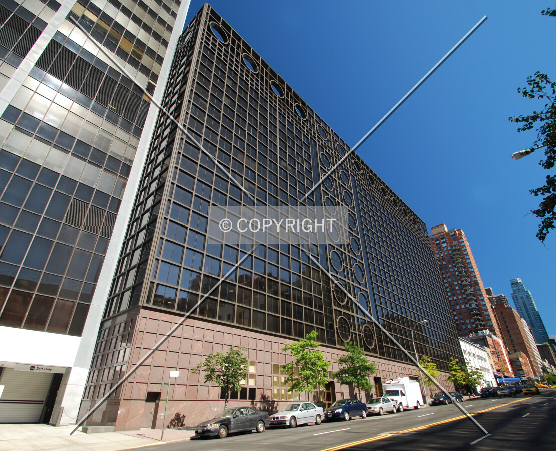 Viewed along West 57th Street