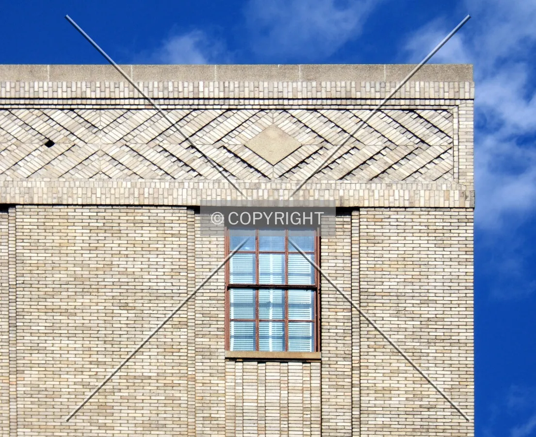 Cornice detail from the south
