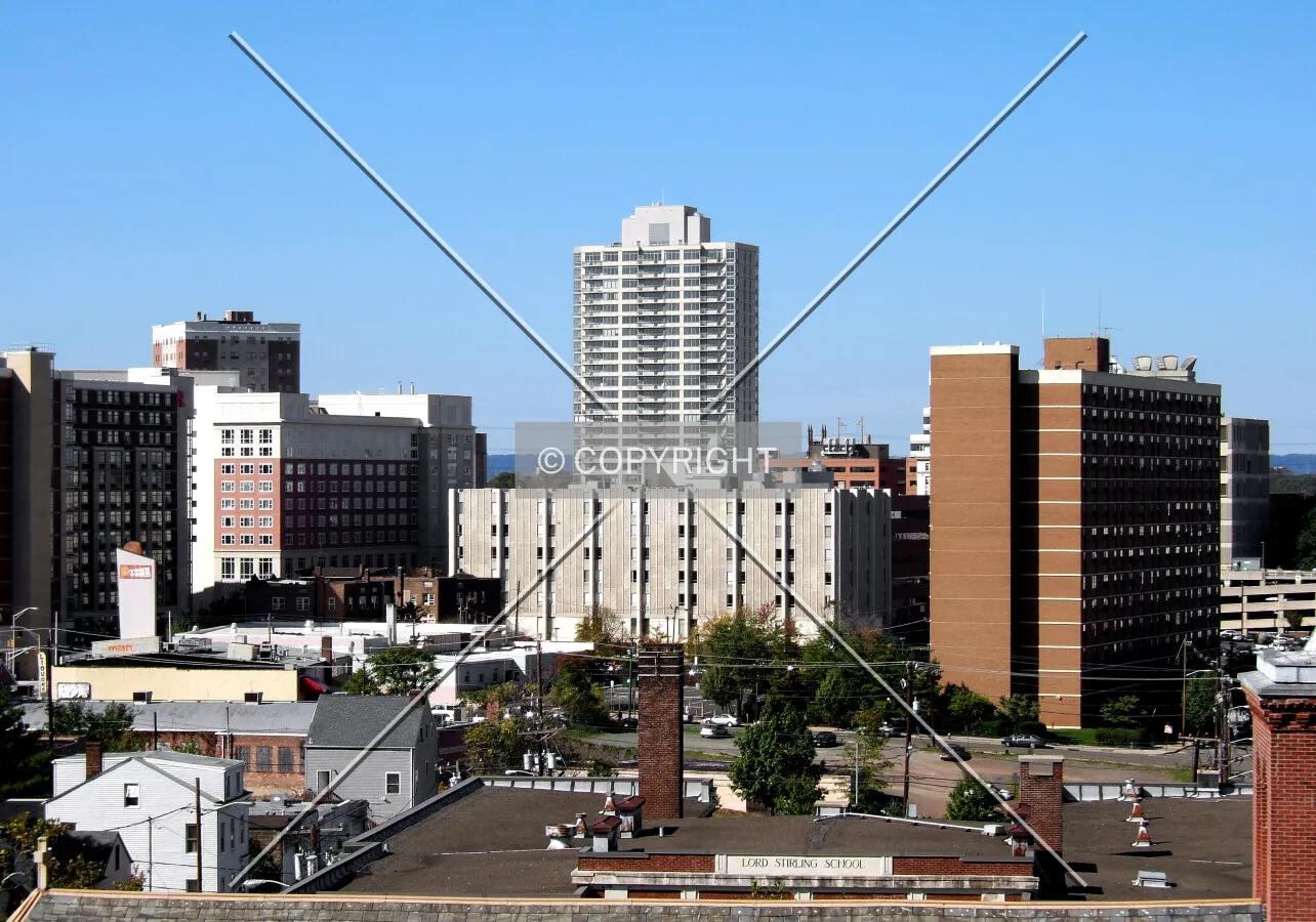 Downtown from the southeast
