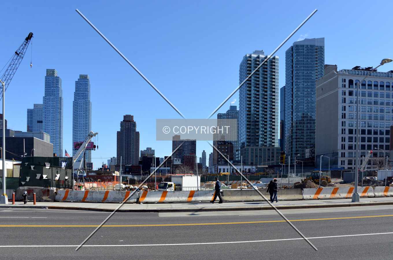 View from the southwest on 34th Street