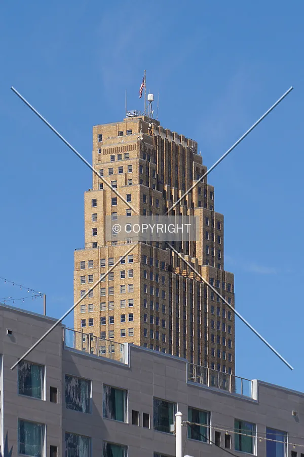 Upper floors from the southeast; October 5, 2019