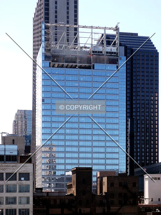 East facade from the University Club terrace