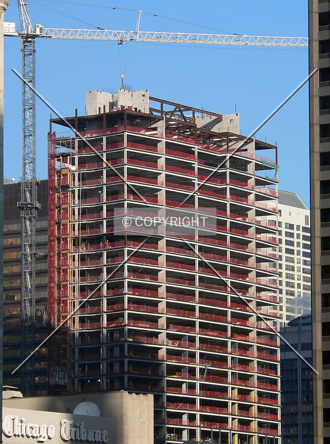 View to the northeast from Michigan Avenue