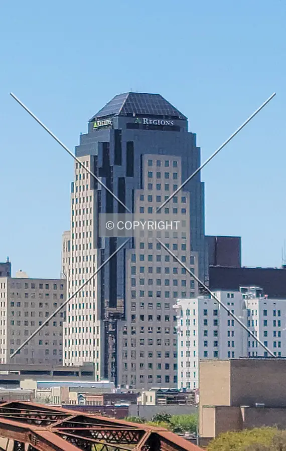 Distant view from the east; March 26, 2021