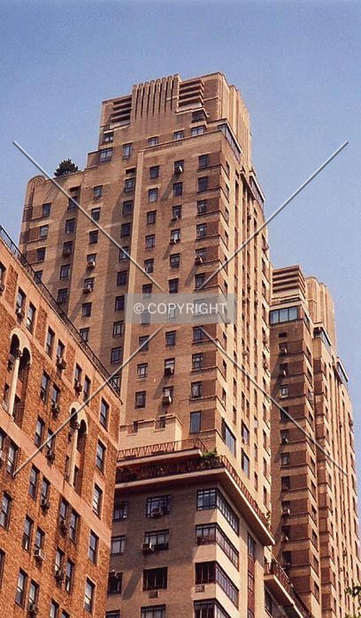 View from south along Central Park West