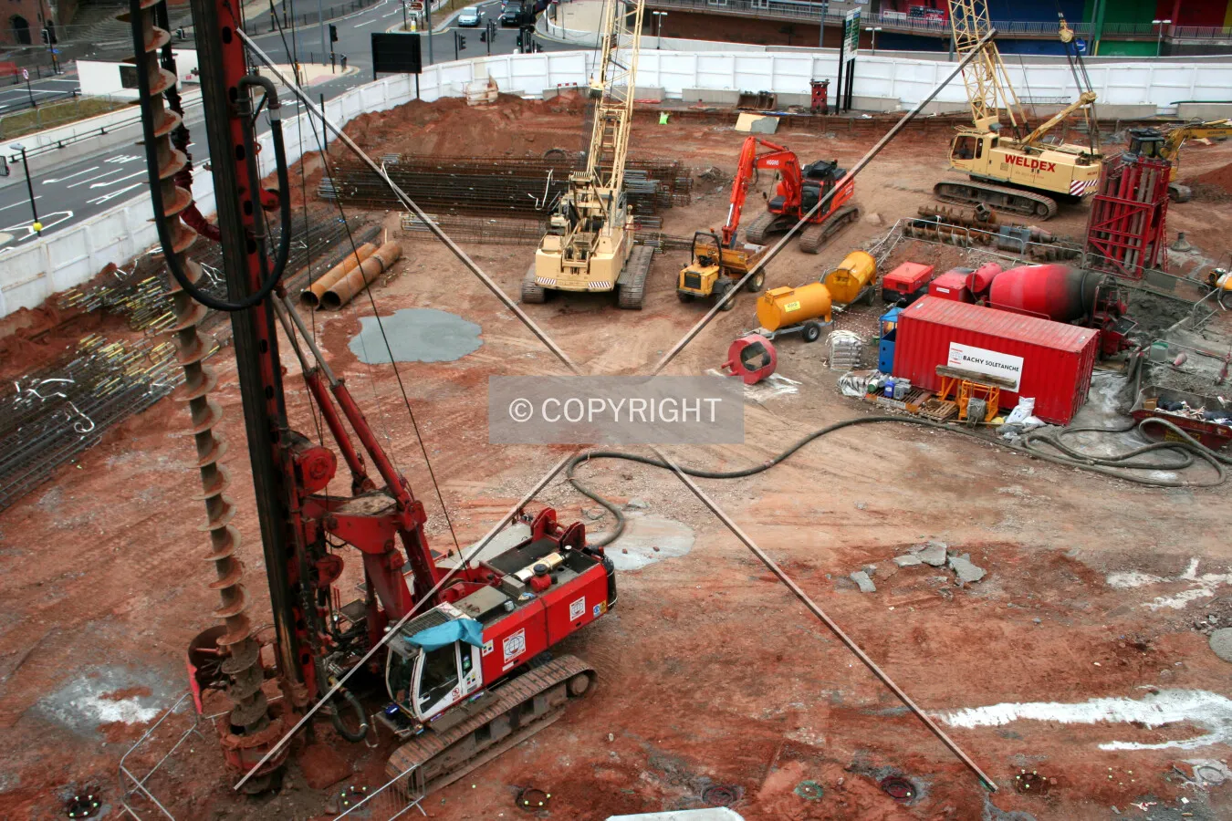 Looking into the site