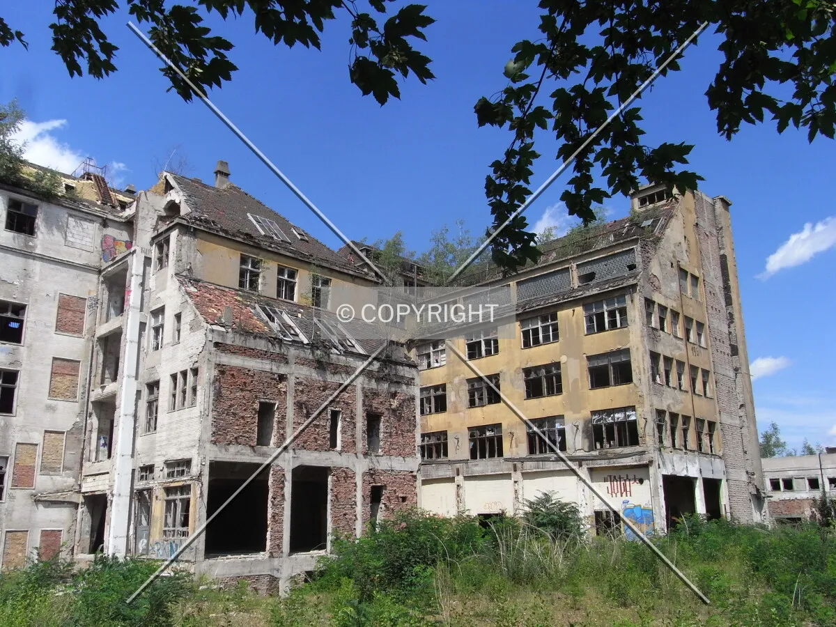 Ruin of Druckerei Interdruck Leipzig