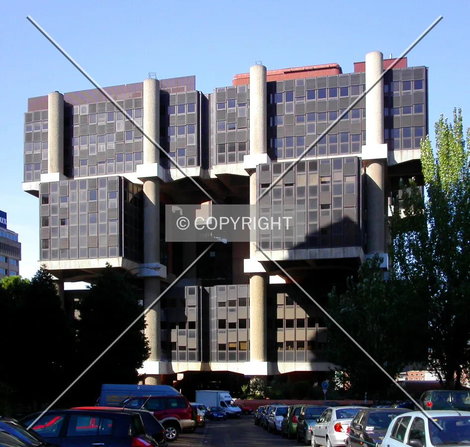 Eastern side of the building