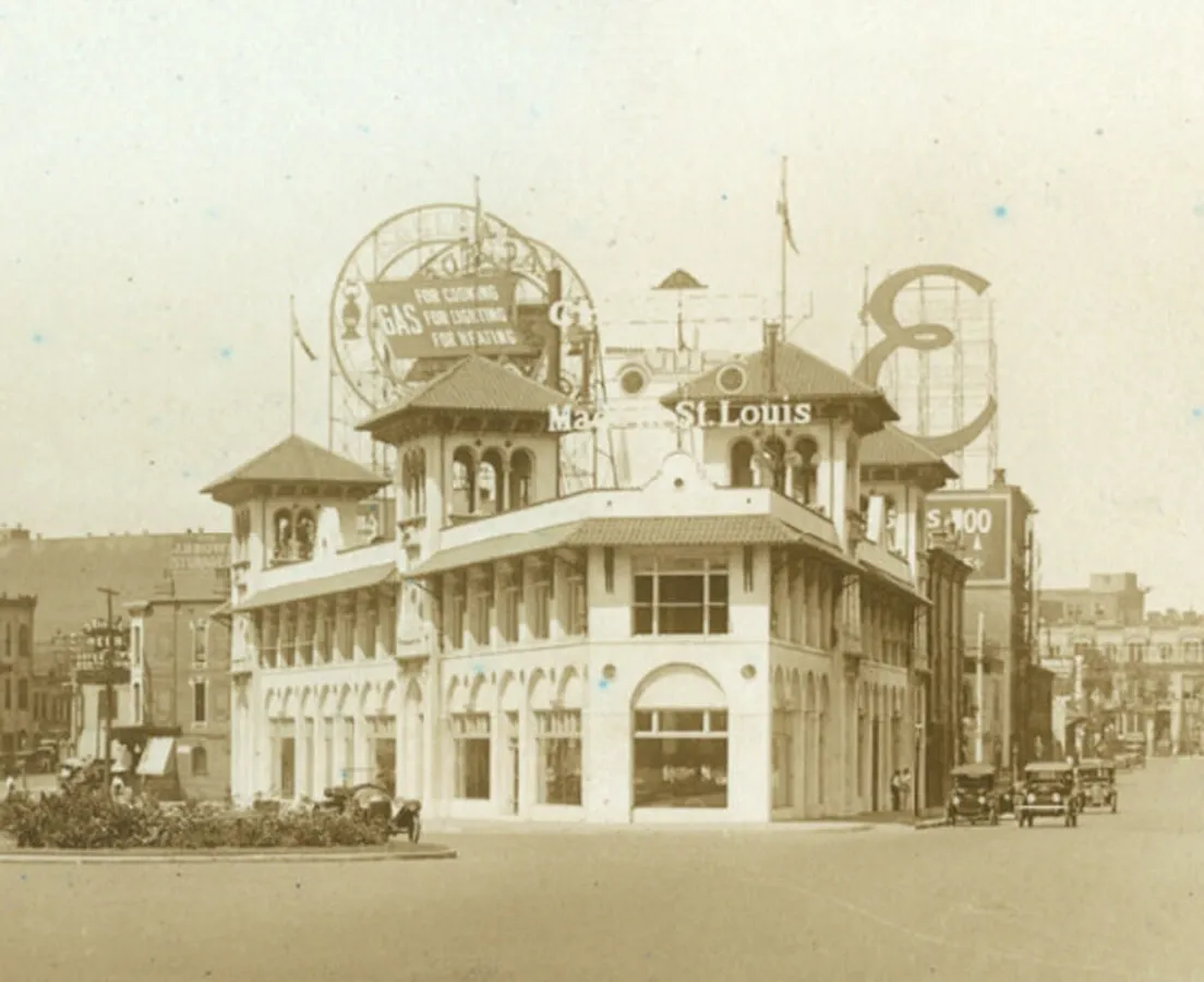 Vintage view from the east