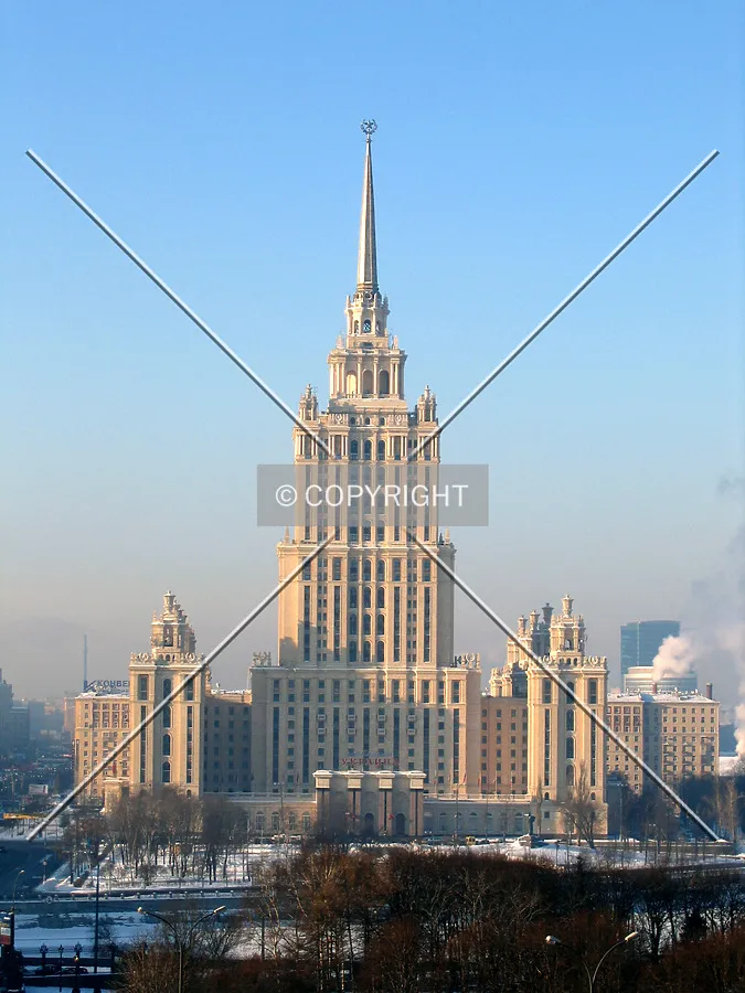 Looking from Hotel Mir