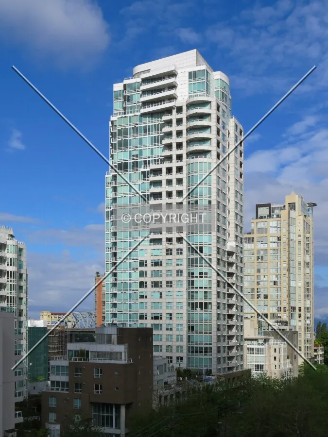View to the northwest from the Granville Street Bridge