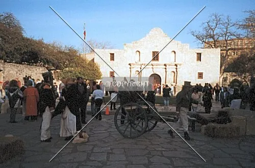 An re-enactment of the Battle of the Alamo at the Alamo Texas Independance weekend