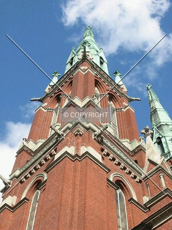 Looking up the steeple