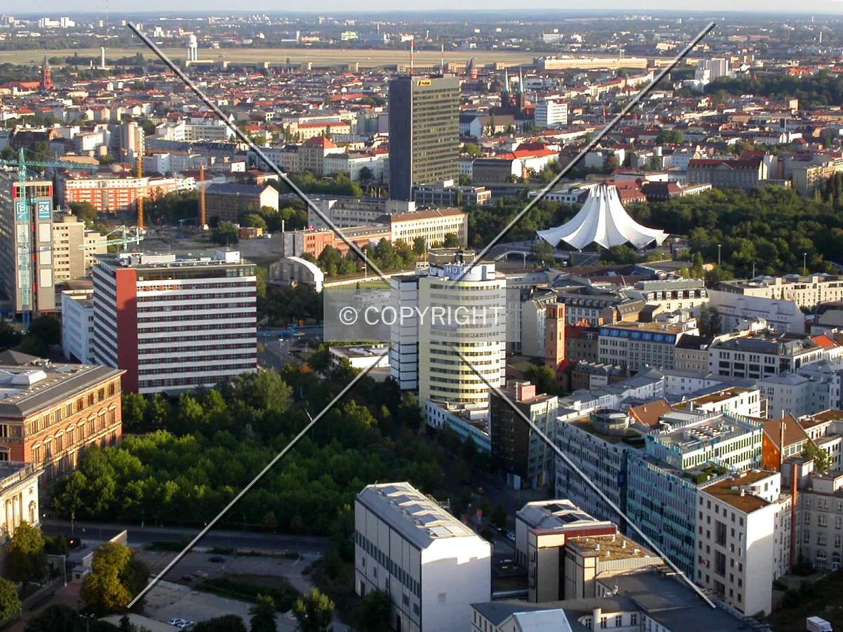 Looking south from Potsdamer Platz
