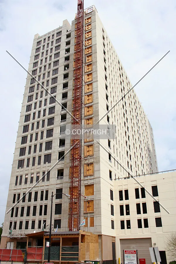 Looking up from the southeast