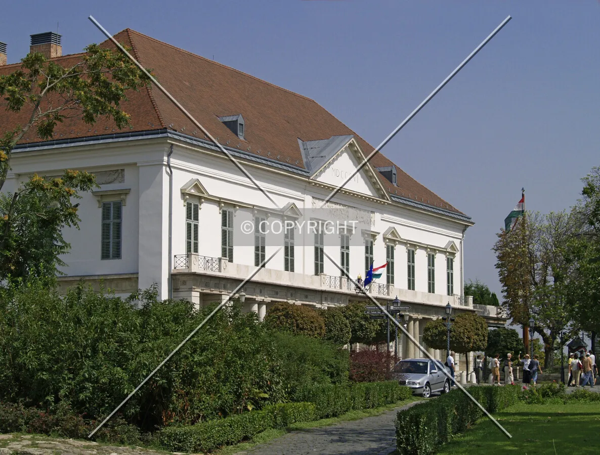 View from the south of the southern façade