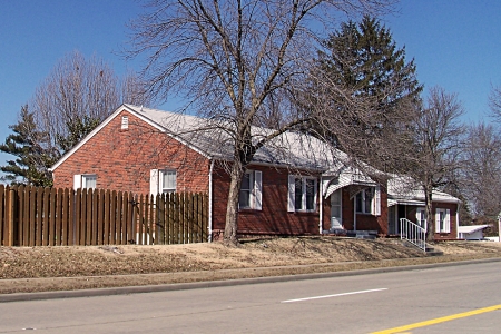 View from the southeast