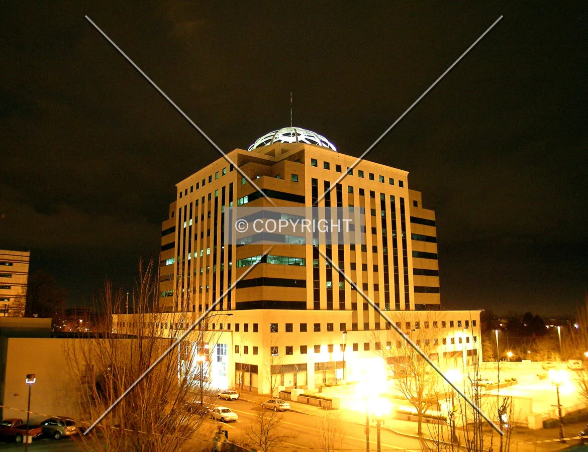 Southeastern view from Liberty's Centre parking garage