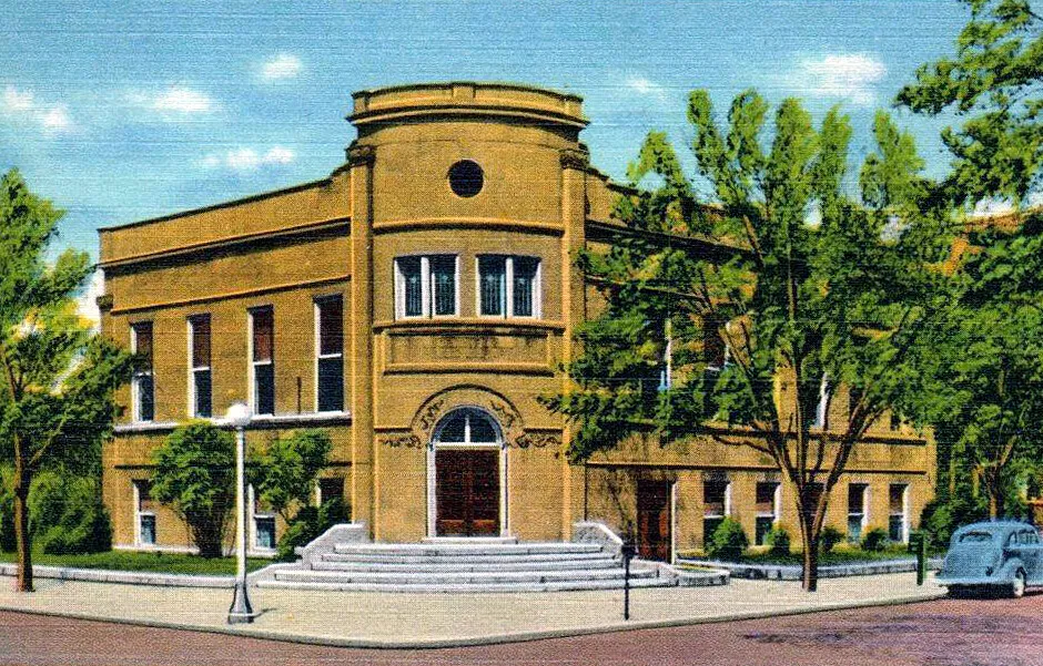 View from the southeast