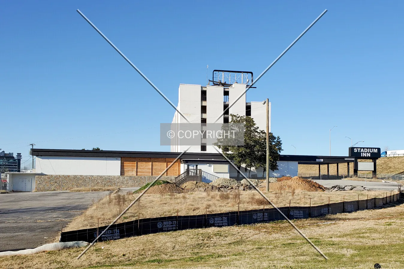 From the southeast; January 23, 2021