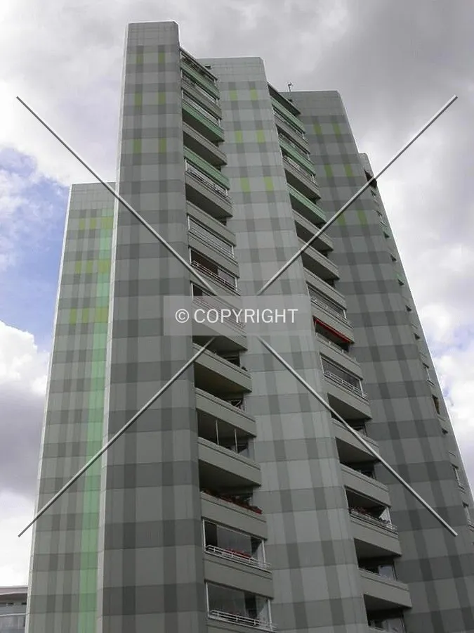 Look up view of the tower
