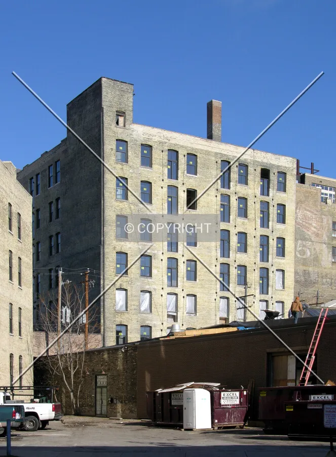 From East Erie Street to the south