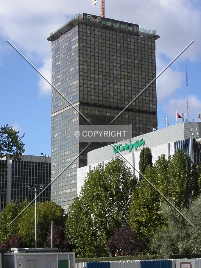 View from Paseo de la Castellana