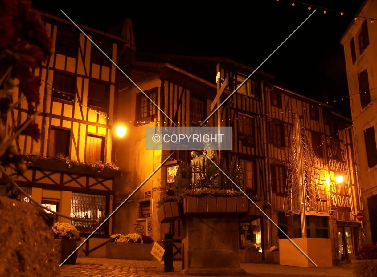 La nuit dans le centre historique