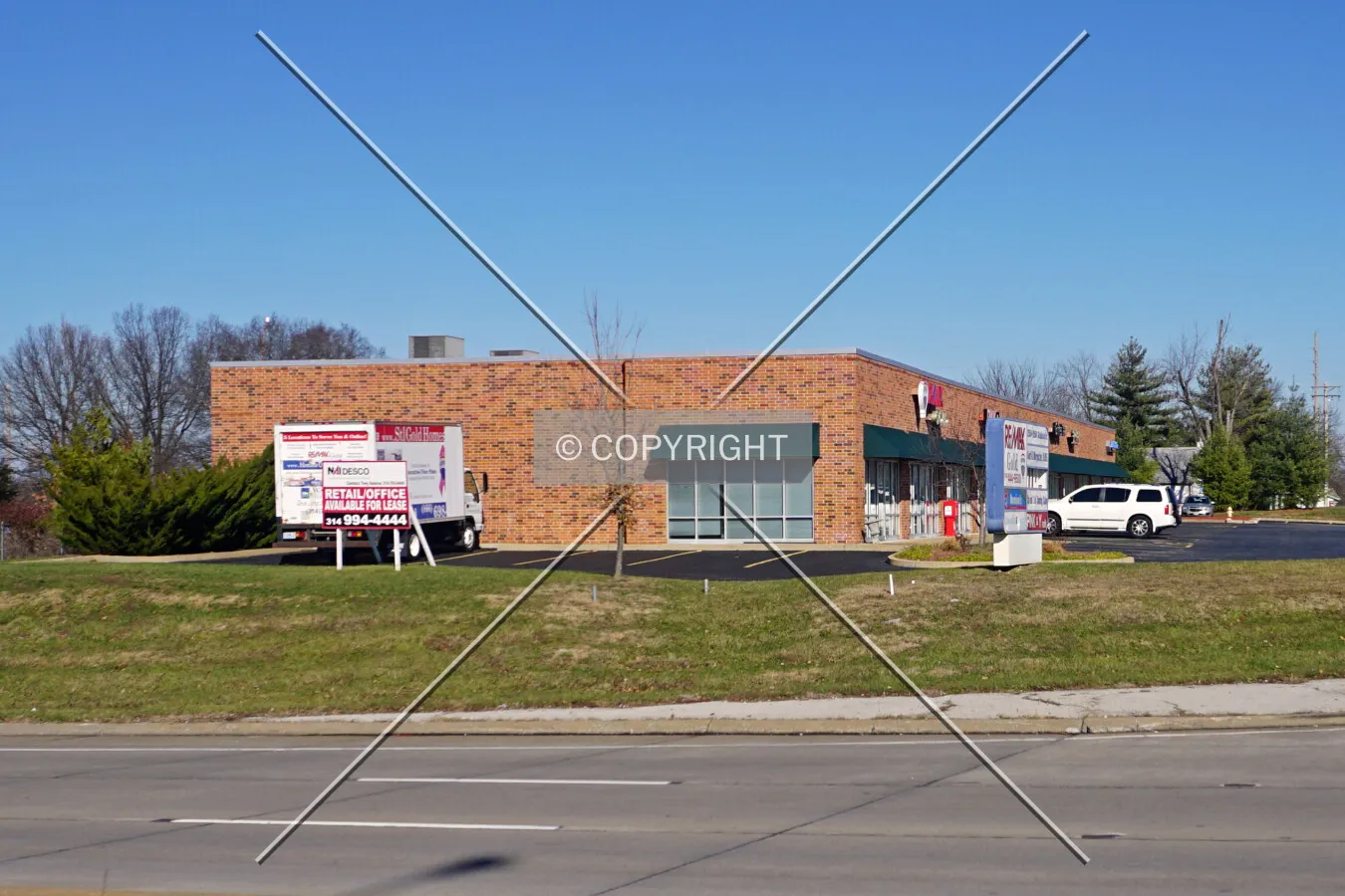 View from the south; January 1, 2016