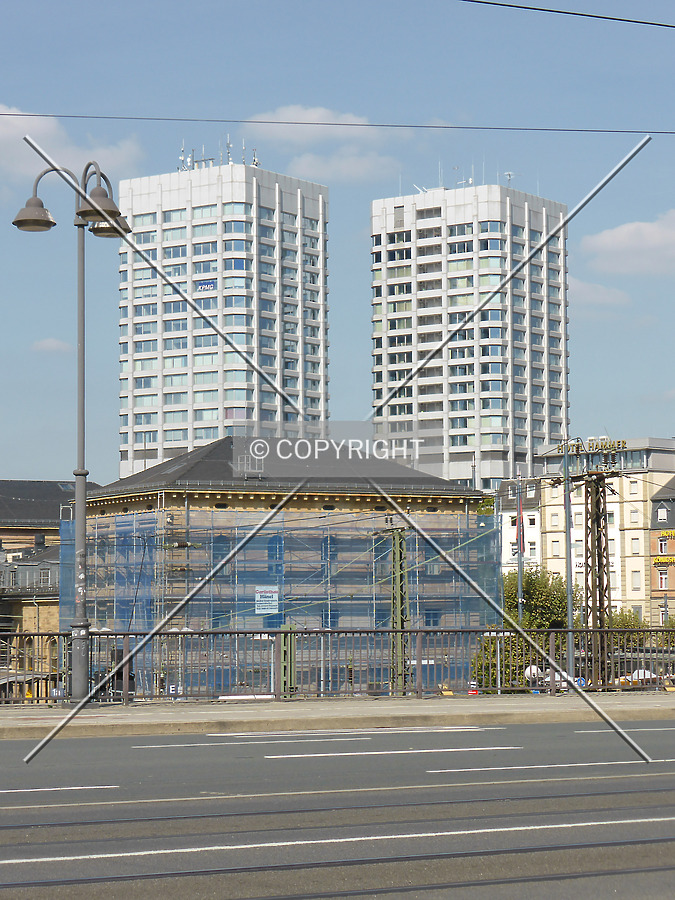 The tallest office towers in Mainz at Bonifazius Platz