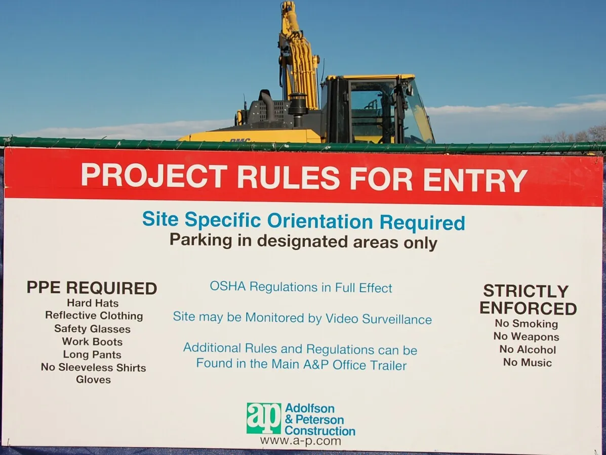 Safety signage