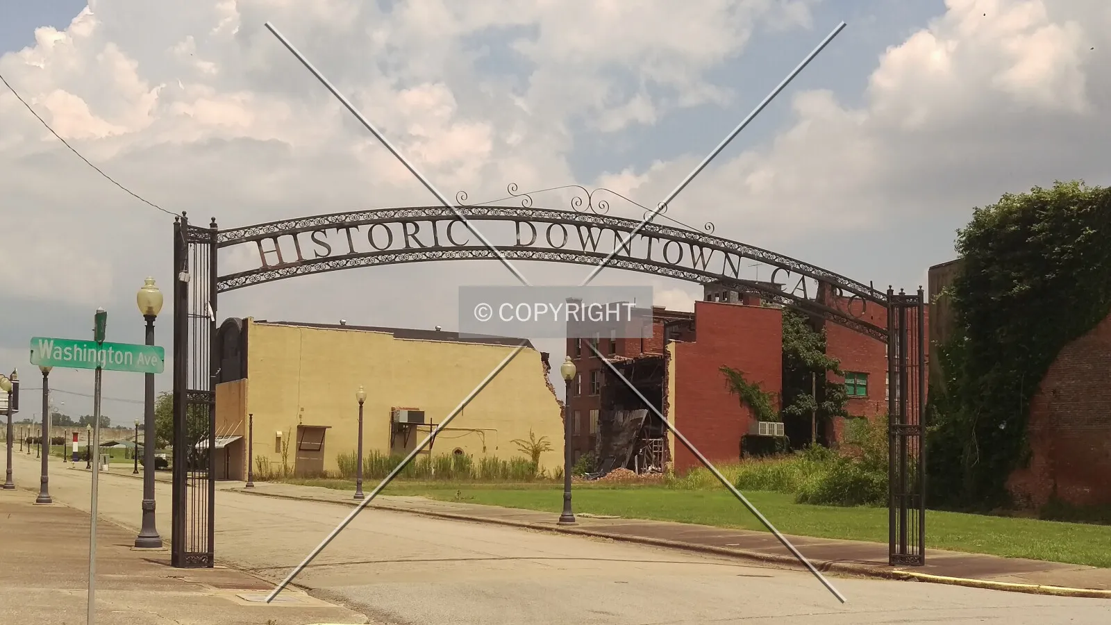 Northwest view; July 4, 2019