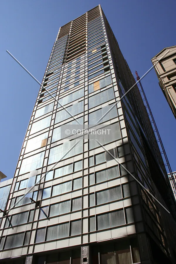Looking up the south side