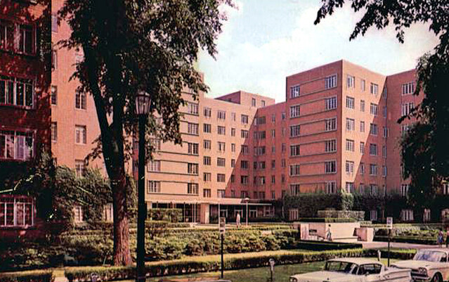 Vintage view from the northwest