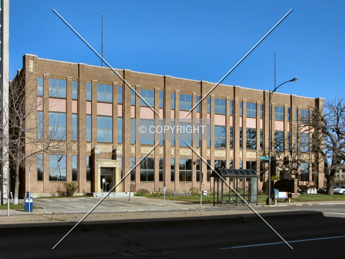 View to the northeast across University Avenue