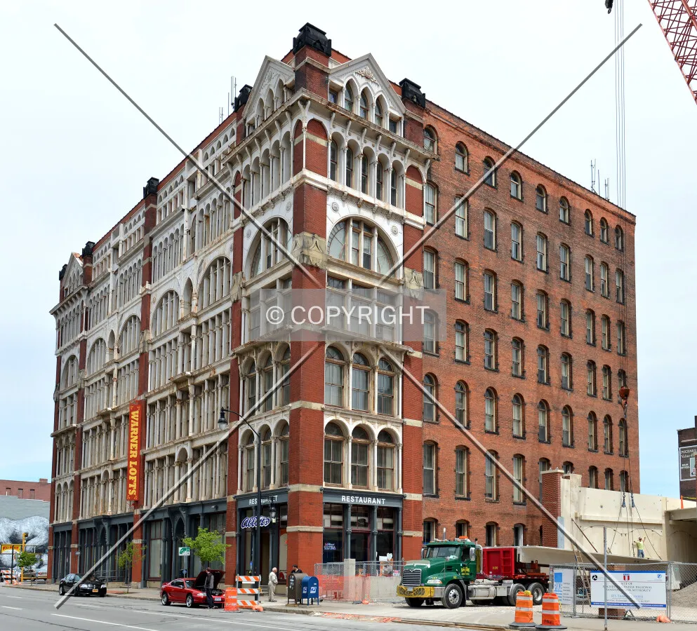 View from the southwest on St. Paul Street