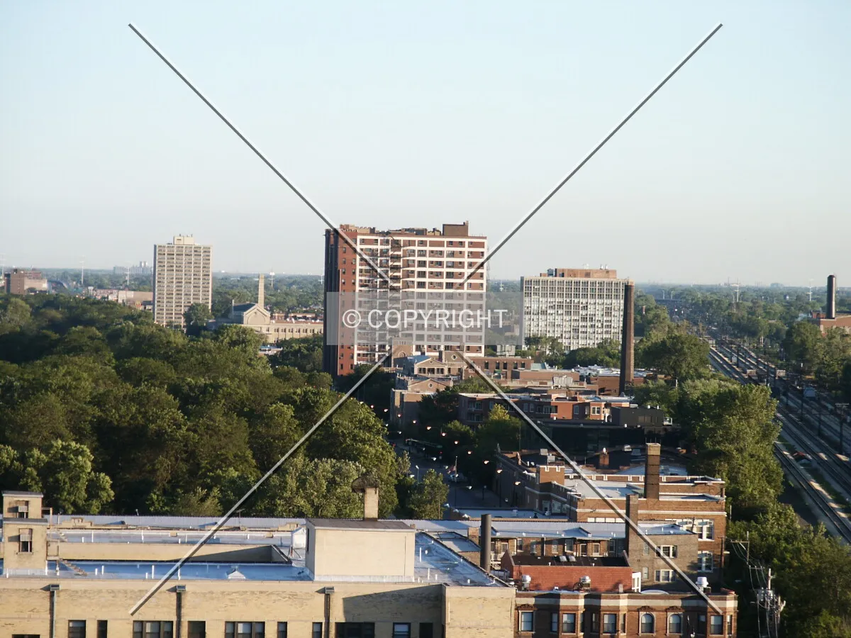 Distant view from the north