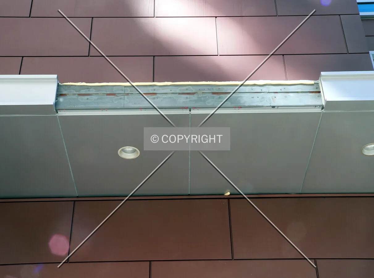 Metal cover still needing to be installed