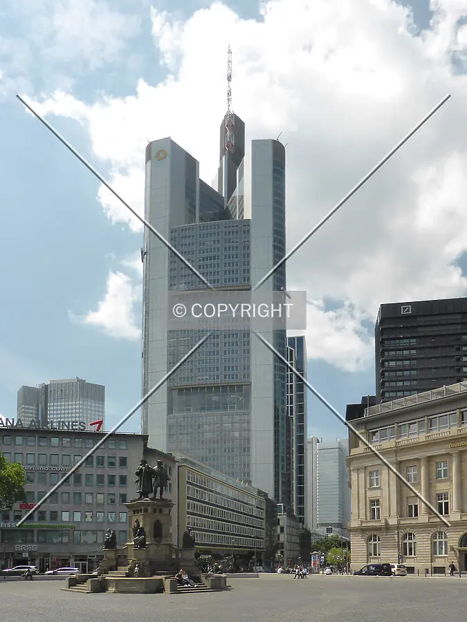 Commerzbank Tower as seen from Roßmarkt