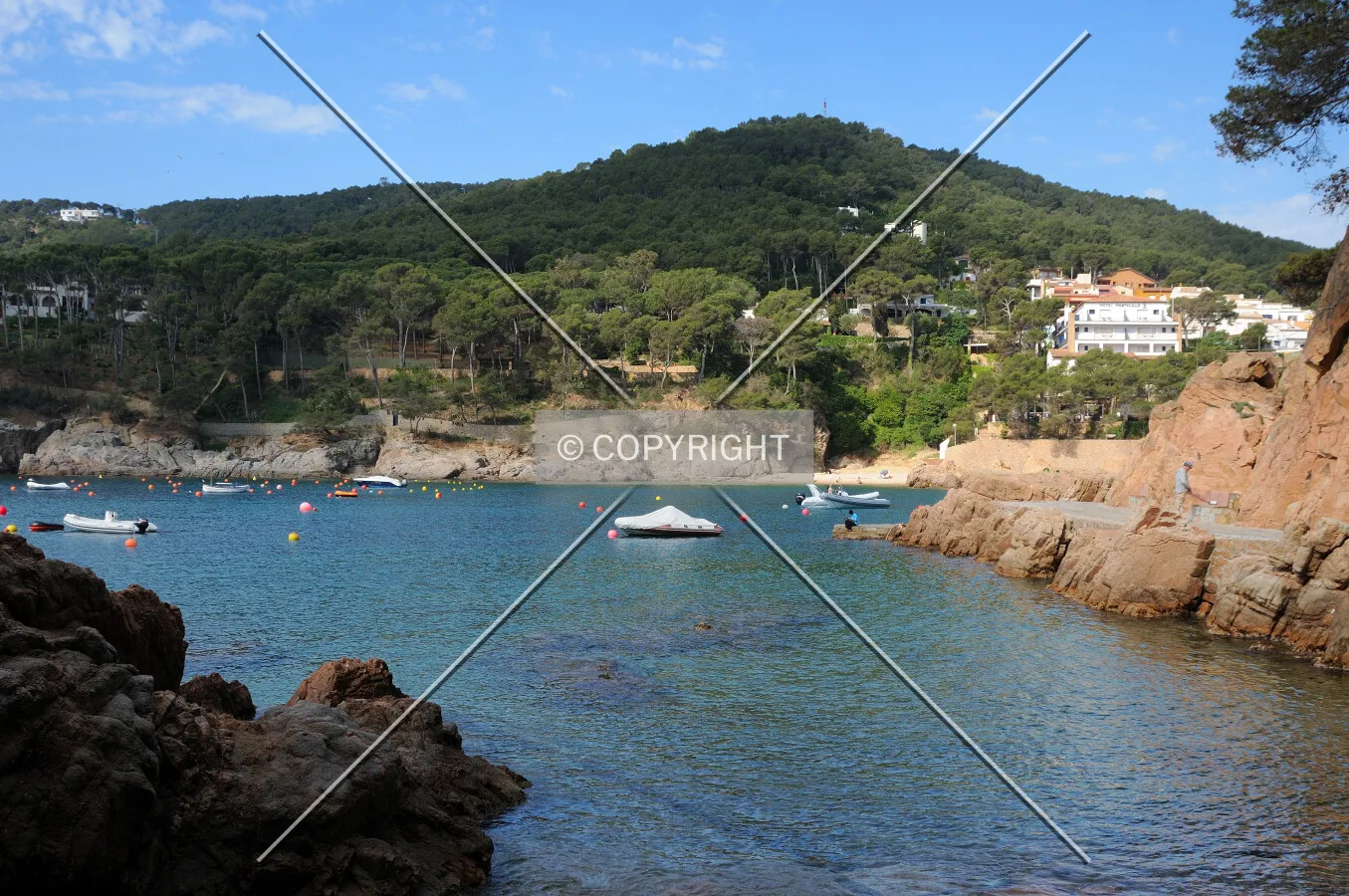 Tamariu natural harbour